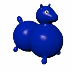 Cartoon Horse Toy 3d-modell