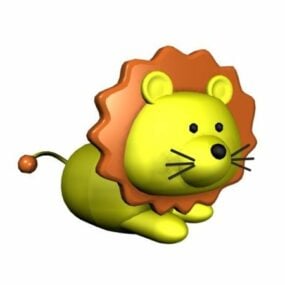 Jouet de lion de dessin animé modèle 3D