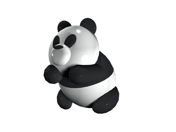Cartoon Panda Bear Toy