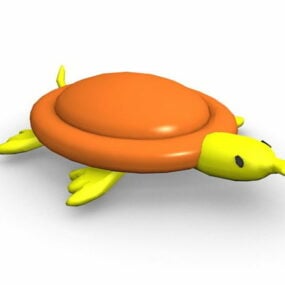 Personaje de dibujos animados de tortugas marinas modelo 3d