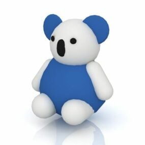 Cartoon Teddy Bear Toy 3d model