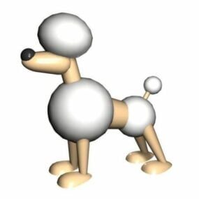 Cartoon-Hundespielzeug 3D-Modell