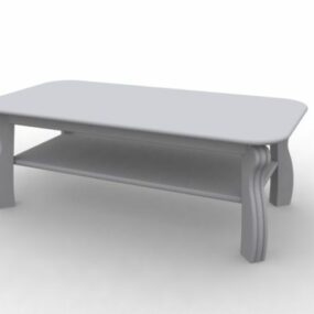 Rzeźbione meble do stolika kawowego Model 3D