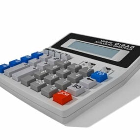 Casio Desktop Calculator 3d model