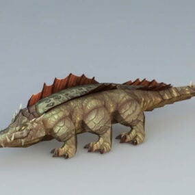 Model 3d Cataclysm Crocodile