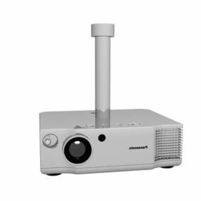 Ceiling Mounted Panasonic Projector 3d model