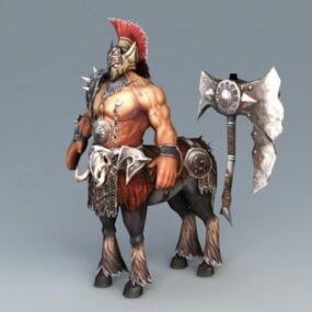 Centaur Warrior Male 3d model