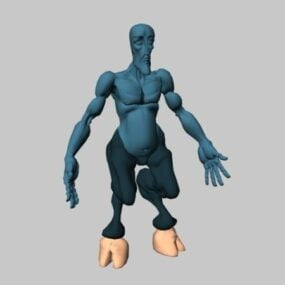 نموذج شخصية مخلوق القنطور ثلاثي الأبعاد