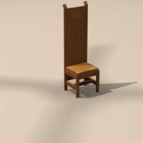 Ghế của Frank Lloyd Wright mô hình 3d