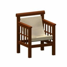 Chair By Robert Mallet-stevens 3d model