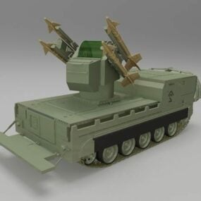 Chaparral Missile Launcher 3d-model