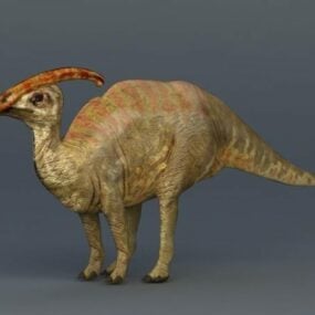 3d модель динозавра Харонозавра