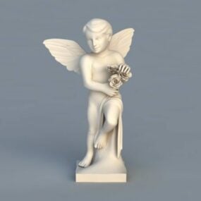 3д модель скульптуры Херувима