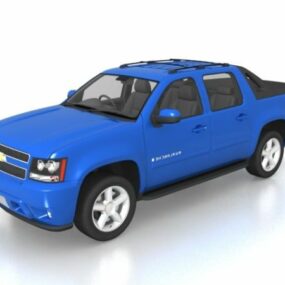 Mô hình 3d xe tải thể thao đa dụng Chevrolet Avalanche