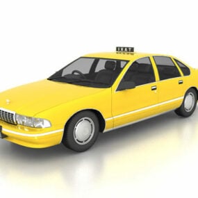 Voiture Chevrolet Caprice Nyc Taxi modèle 3D