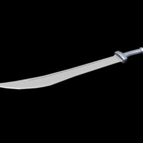 Model 3d Pedang Dao Cina