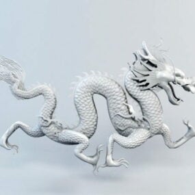3d модель китайського дракона