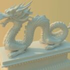Stone Chinese Dragon Statue