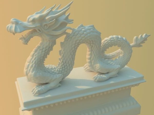 Kinesisk drakestaty