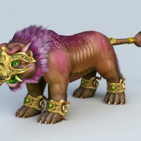Chinese Guardian Lion 3d model