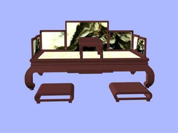 Chinesisches altes Ming Style Furniture Bed