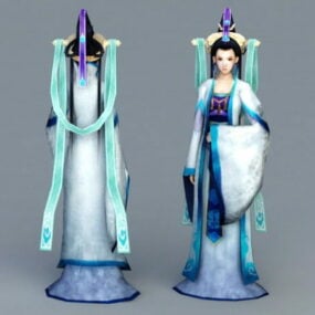 Chinese Myths Goddess 3d-malli