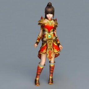 Chinese New Year Child 3d model
