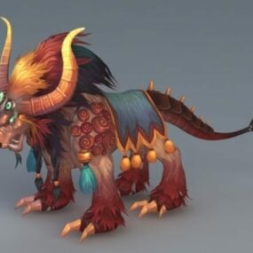 Čínský Nový rok Nian Monster 3D model
