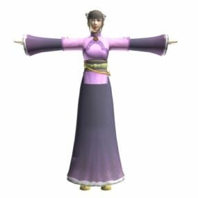 Chinese Ancient Girl Character 3d model