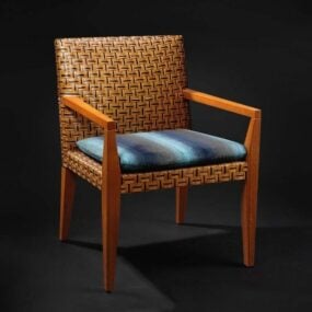 ריהוט סיני עתיק כיסא פנאי דגם תלת מימד