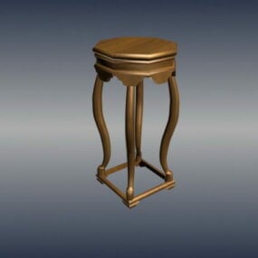 Chinese Antique Classic Palace Stool 3d model