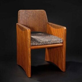 Huonekalut Kiinalainen Fauteuil Chair 3D-malli