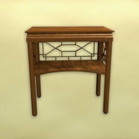 Kinesiska möbler Antika sidobordsmöbler 3d-modell