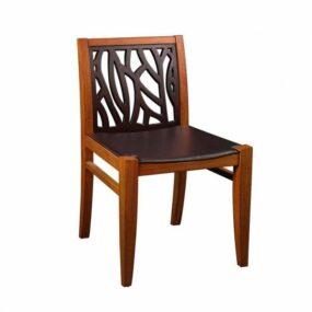 Furniture Chinese Antique Wooden Dining Chair 3d model