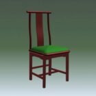 Chinesischer traditioneller seitlicher Stuhl