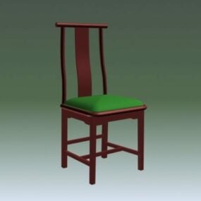 中国传统边椅3d模型
