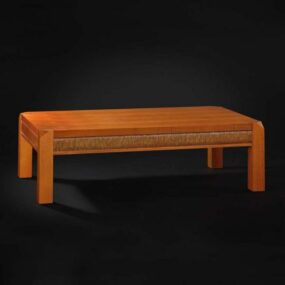 家具中国木製ティーテーブル3Dモデル