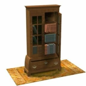 قفسه کتاب چیپندیل مدل سه بعدی