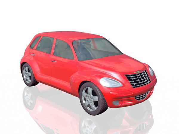 Chrysler Pt Cruiser สีแดง