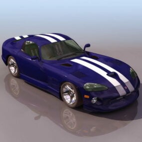 Chrysler Viper 2 portes Roadsmodèle 3D de Ter