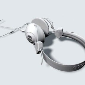 Circumaural Headphones 3D-malli