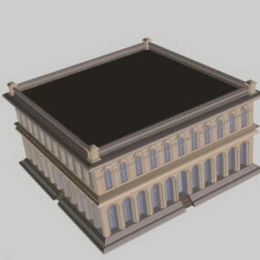 市役所の3Dモデル