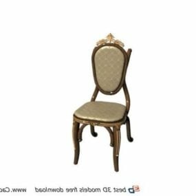 Classic Furniture European Dining Chair 3d model
