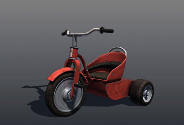 Classic Red Tricycle
