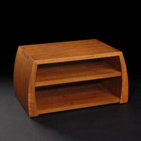 Furniture Classic Bedside Table 3d model