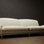 Classic Fabric Settee Couch