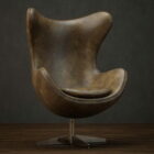 Classic Style Of Leather Egg Chair