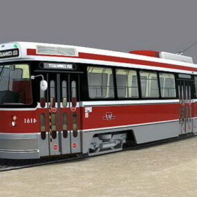 Klasyczny model tramwaju 3D
