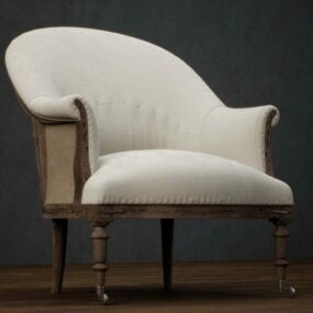 Classic Wing Chair 3d-modell