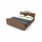 Classic Wood Double Bed